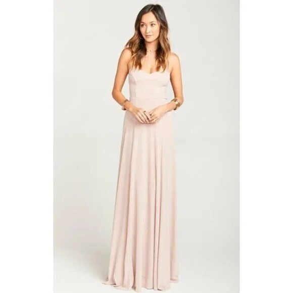 Show Me Your Mumu Godshaw Goddess Gown Dancing Queen Shine Blush XXL - Picture 1 of 5